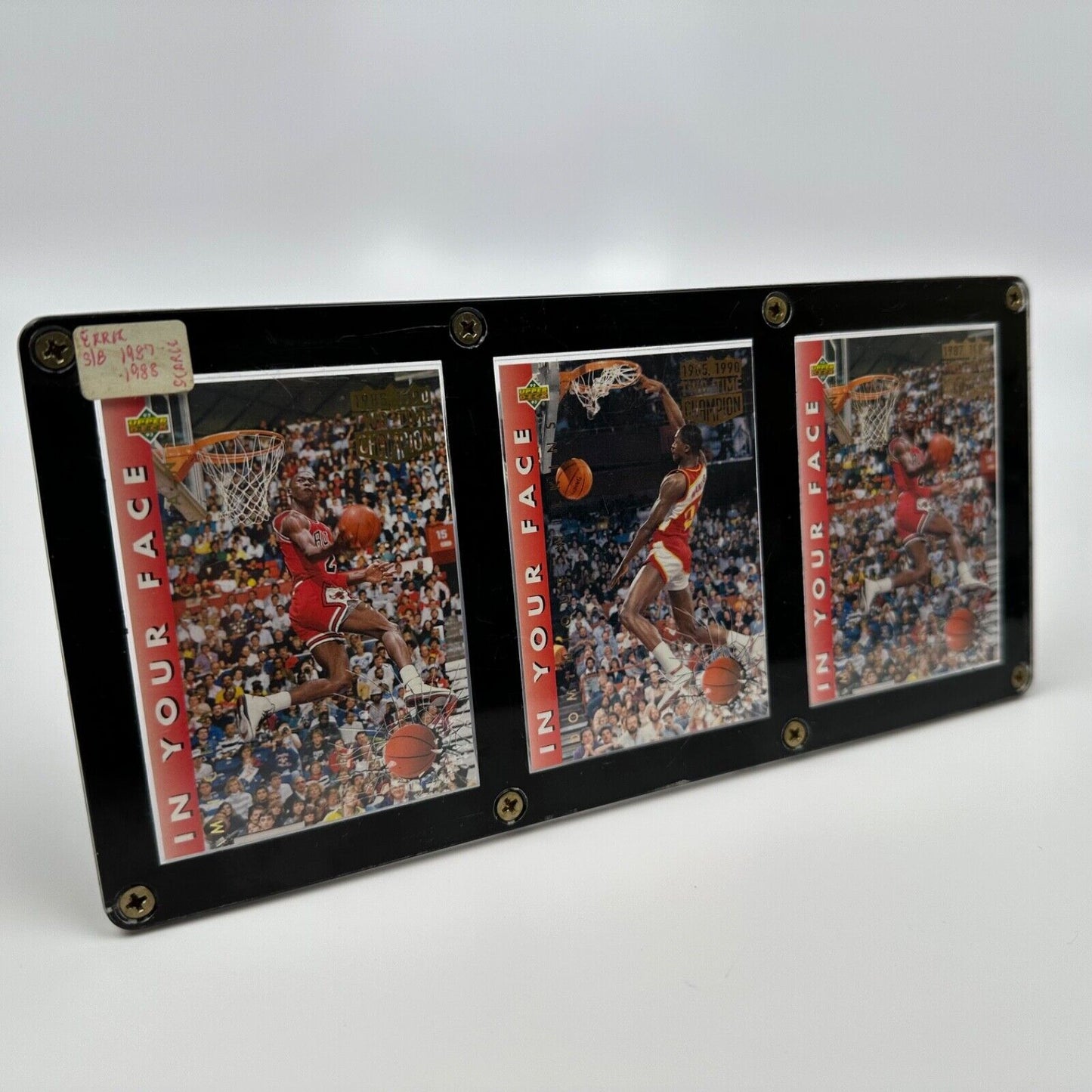 1992-93 Upper Deck Michael Jordan Dominique Wilkins SET Two Time Champion Error