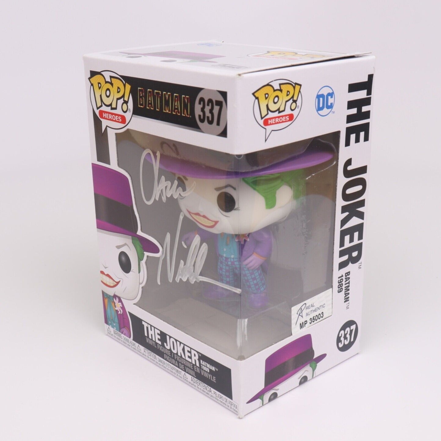 Batman The Joker Funko Pop Vinyl #337 Autographed Jack Nicholson COA