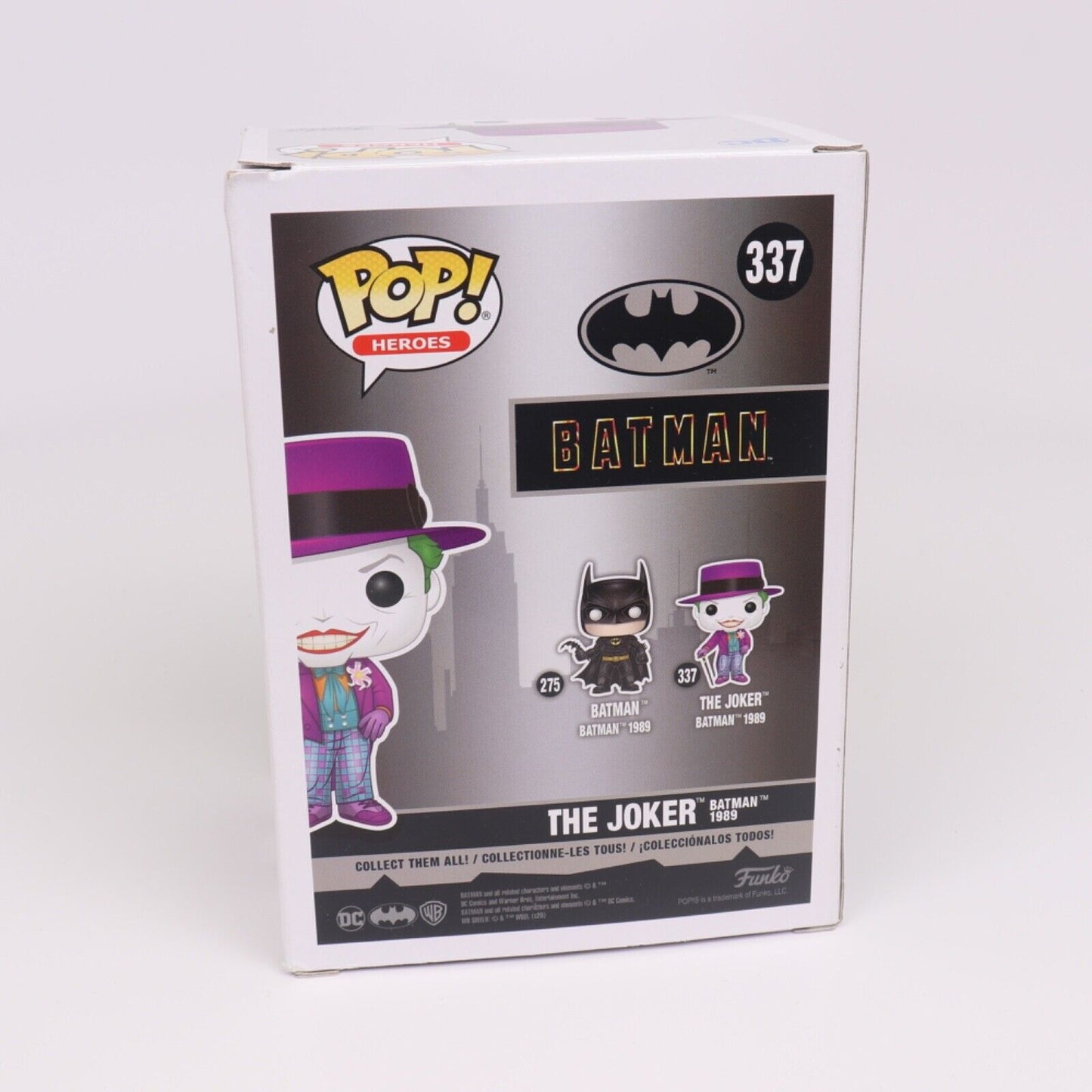 Batman The Joker Funko Pop Vinyl #337 Autographed Jack Nicholson COA