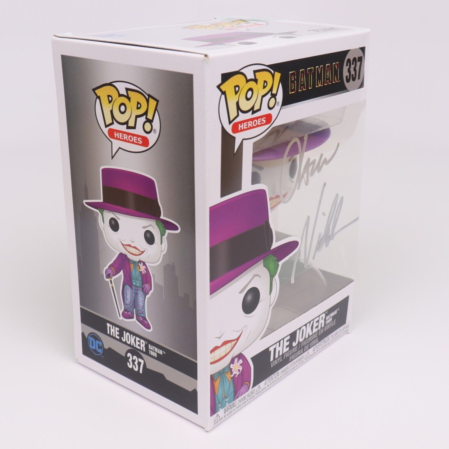 Batman The Joker Funko Pop Vinyl #337 Autographed Jack Nicholson COA