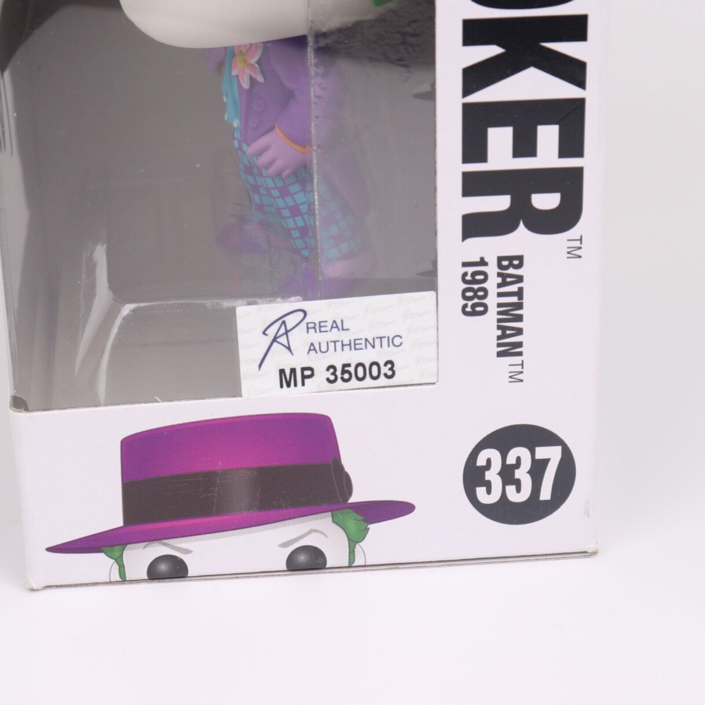 Batman The Joker Funko Pop Vinyl #337 Autographed Jack Nicholson COA