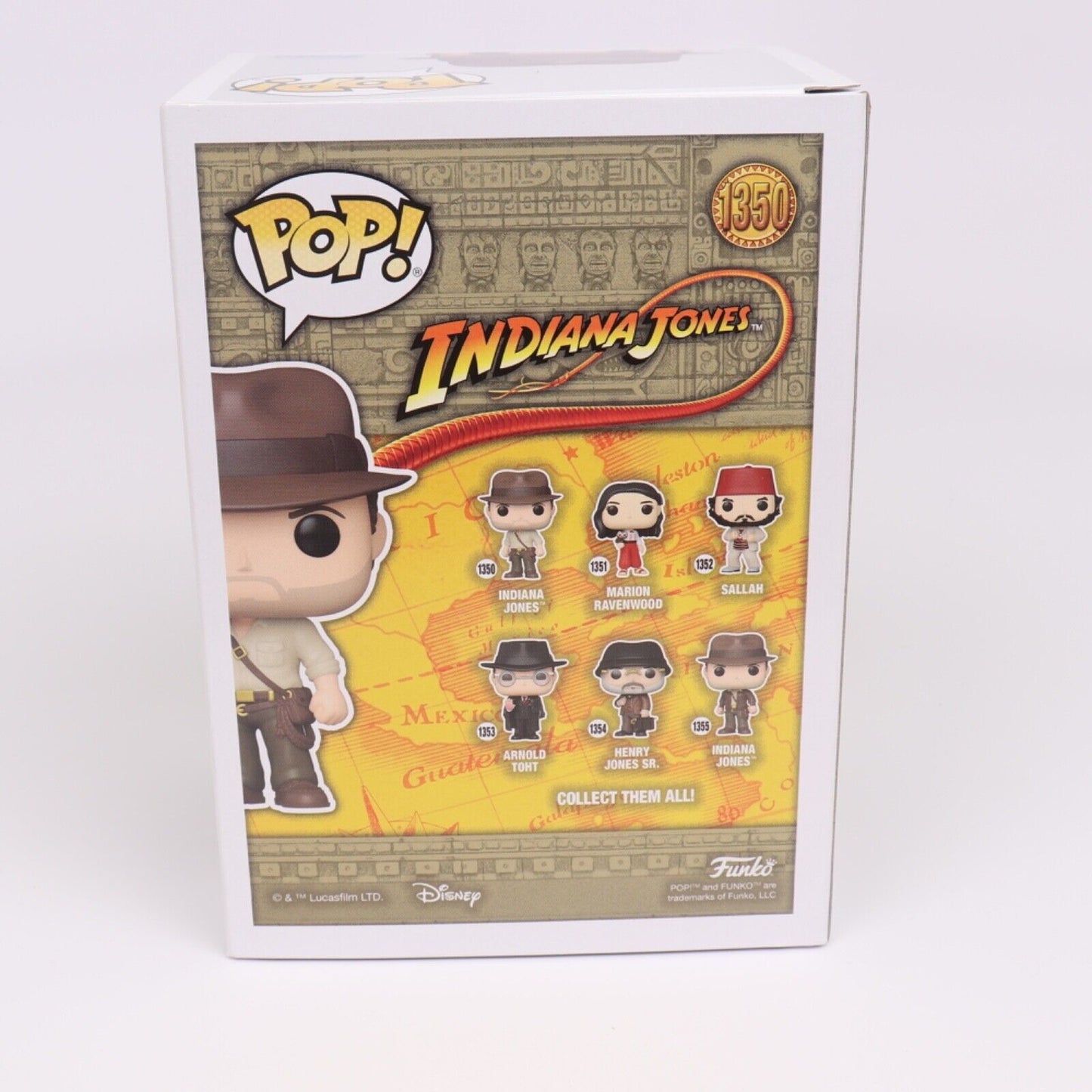 Funko Pop! Vinyl: Indiana Jones #1350 Autographed by Harrison Ford COA