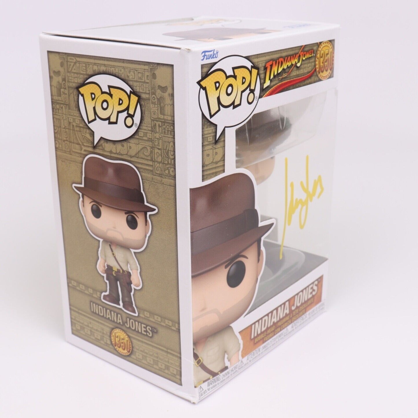 Funko Pop! Vinyl: Indiana Jones #1350 Autographed by Harrison Ford COA