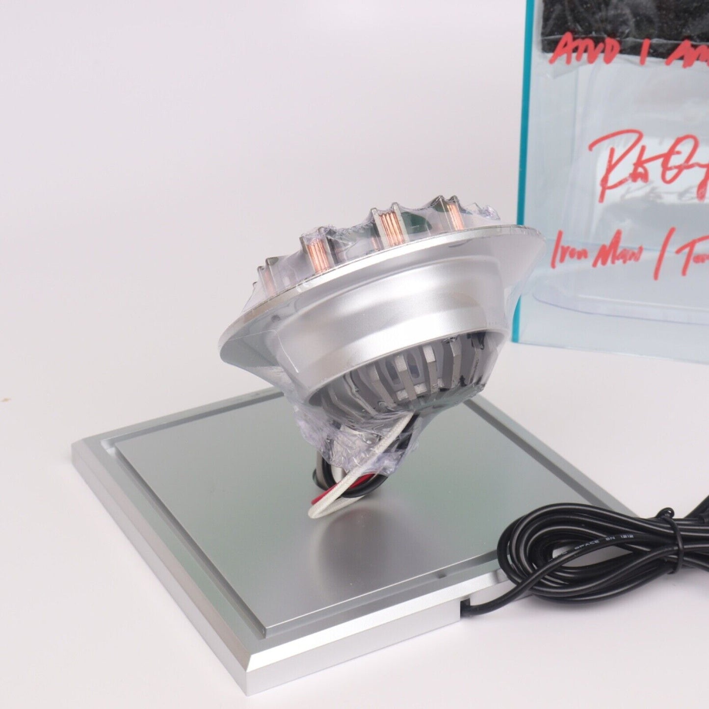 Iron Man Arc Reactor Proof Tony Stark Has a Heart Autographed Robert Downey Jr.