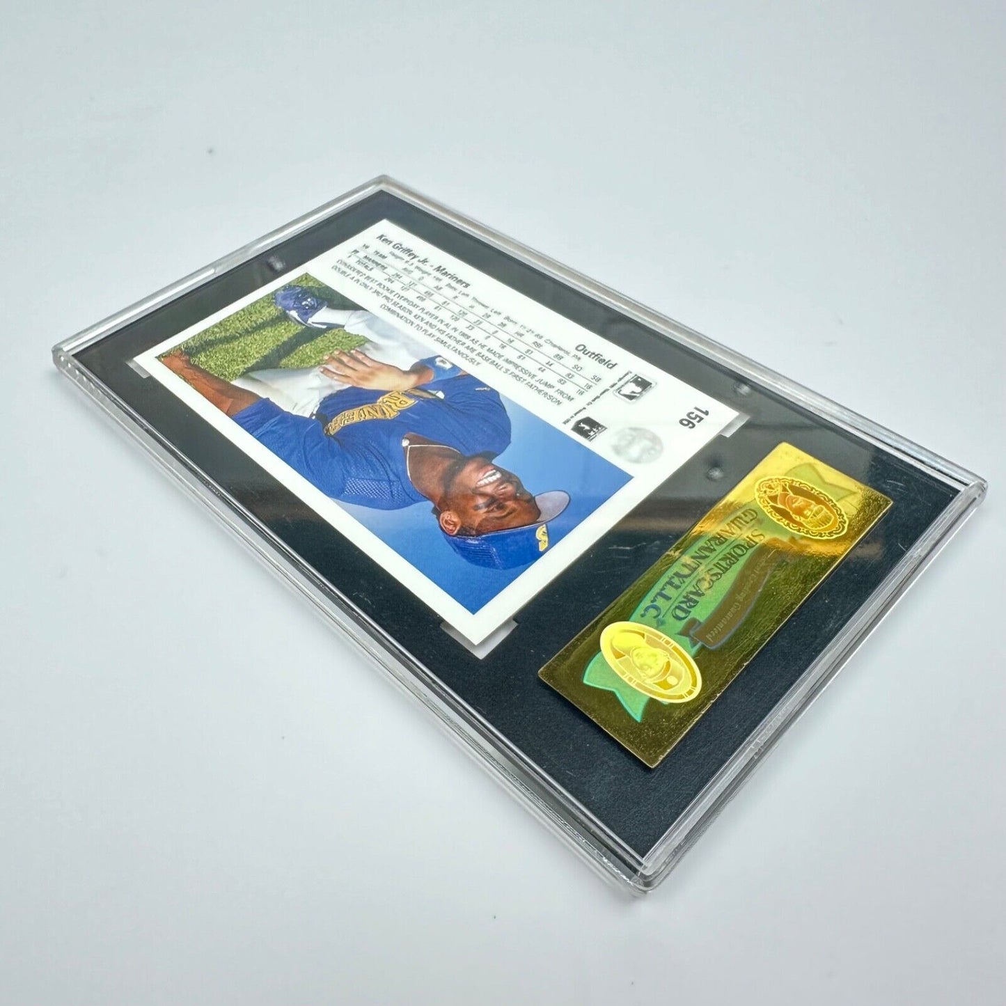 Ken Griffey Jr. Baseball Card 1990 Upper Deck #156 Double Errors Graded 8.8 NM