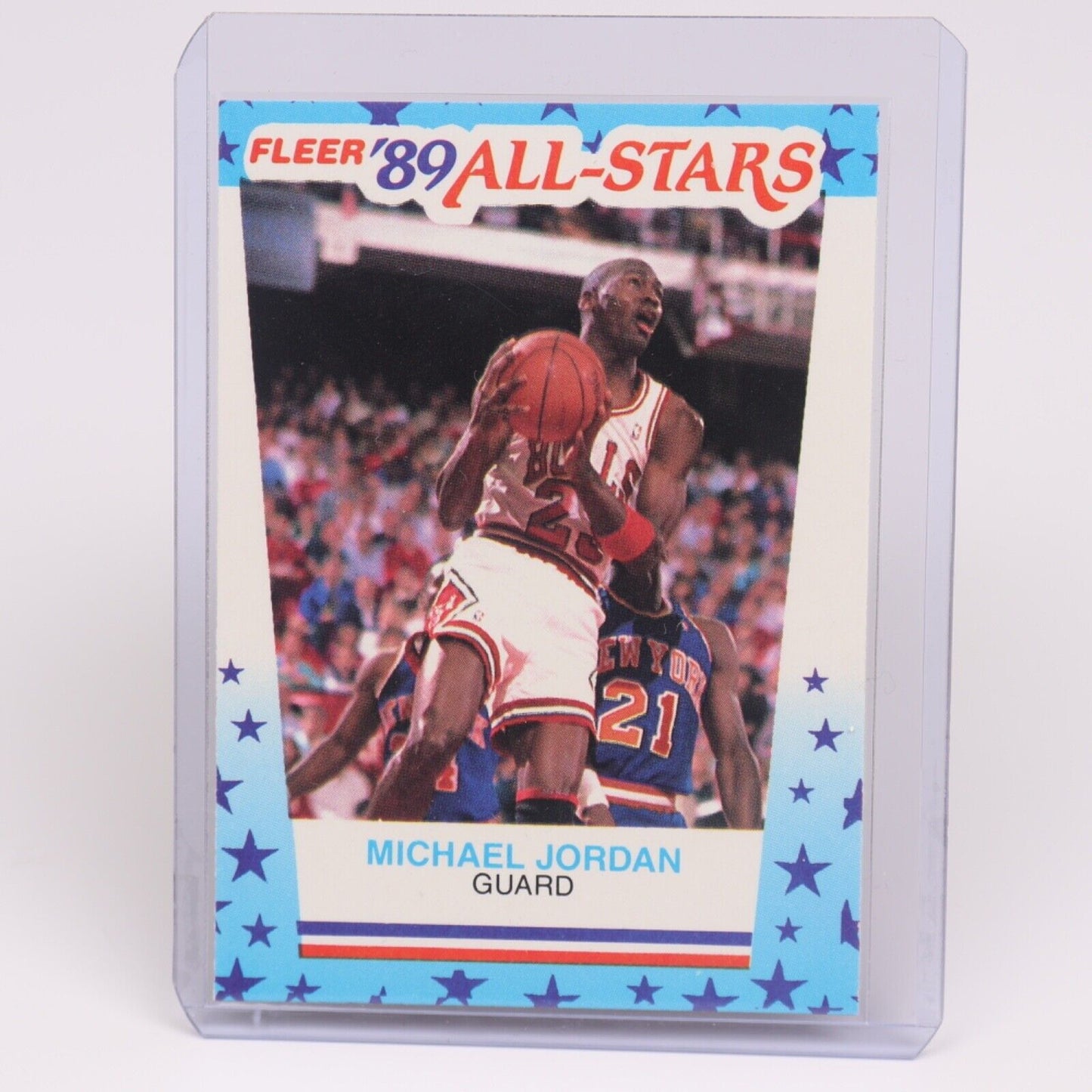 Michael Jordan Fleer '89 All-Stars Sticker #3 Ungraded Protected High Grade