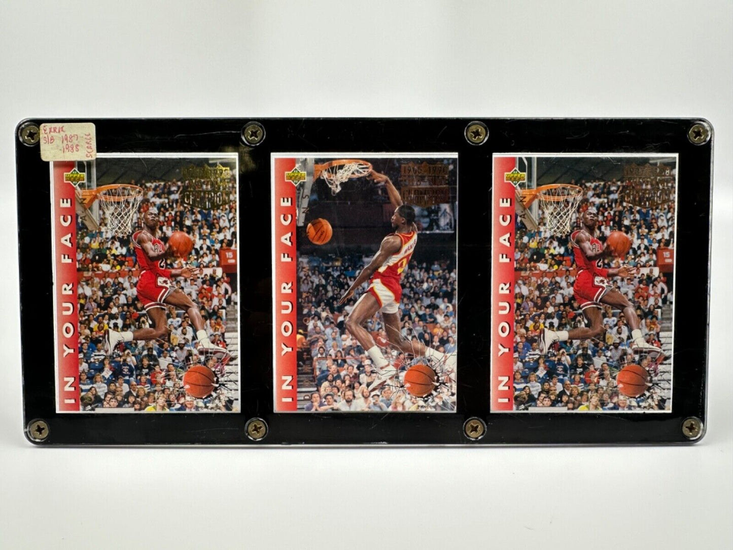 1992-93 Upper Deck Michael Jordan Dominique Wilkins SET Two Time Champion Error