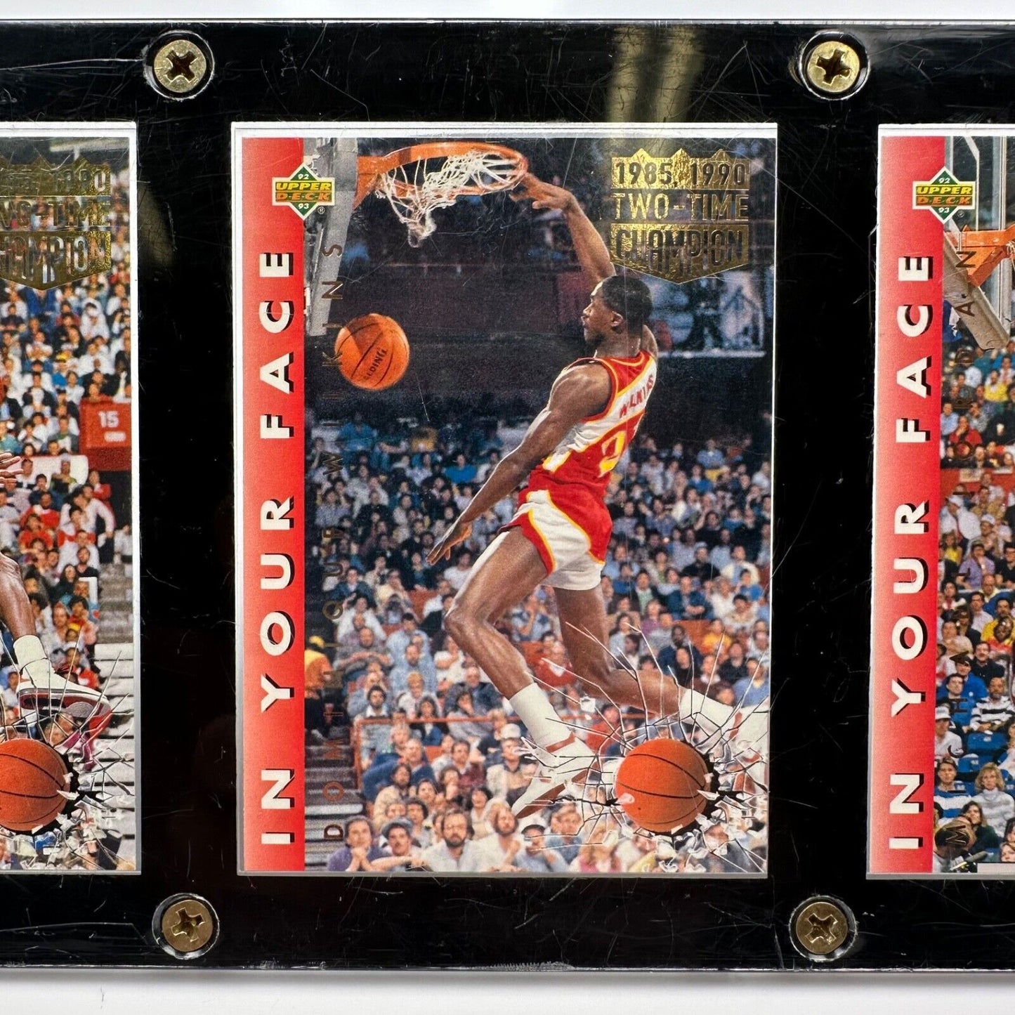 1992-93 Upper Deck Michael Jordan Dominique Wilkins SET Two Time Champion Error