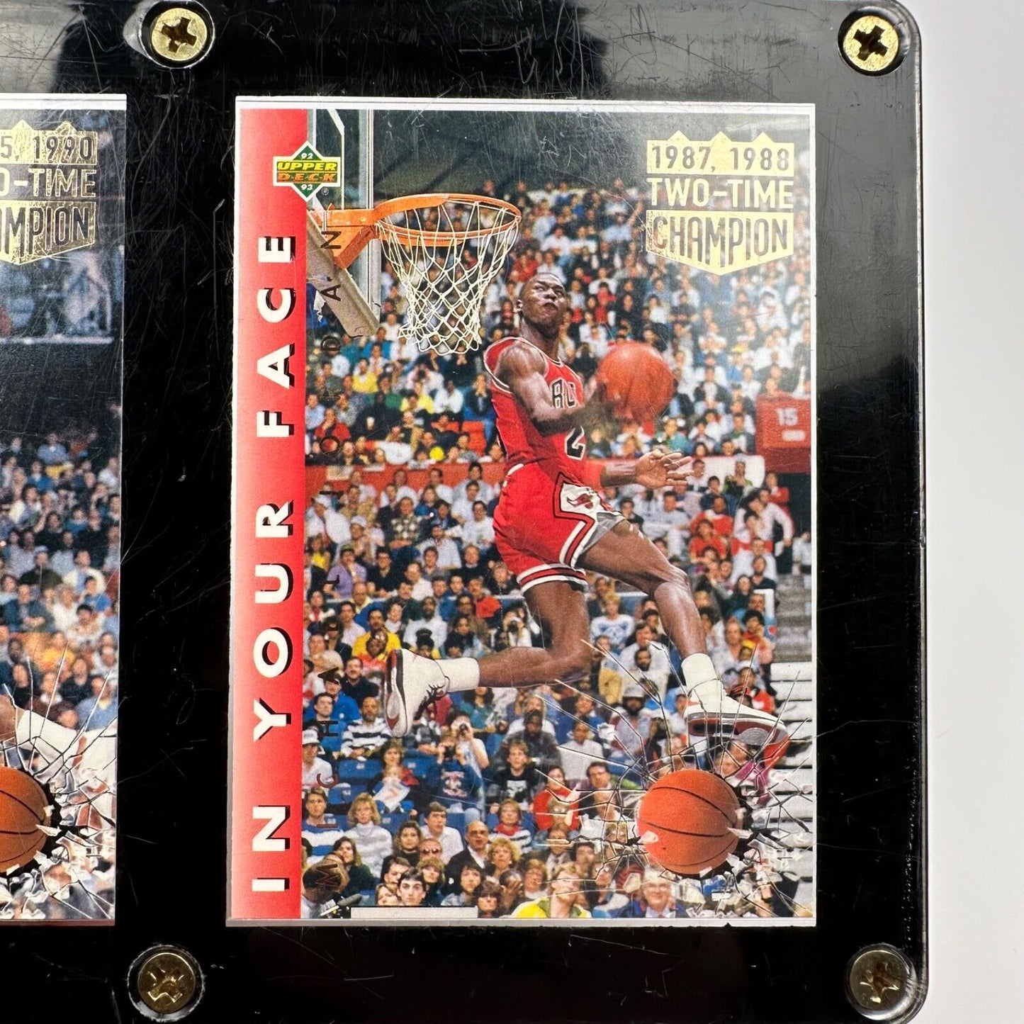 1992-93 Upper Deck Michael Jordan Dominique Wilkins SET Two Time Champion Error