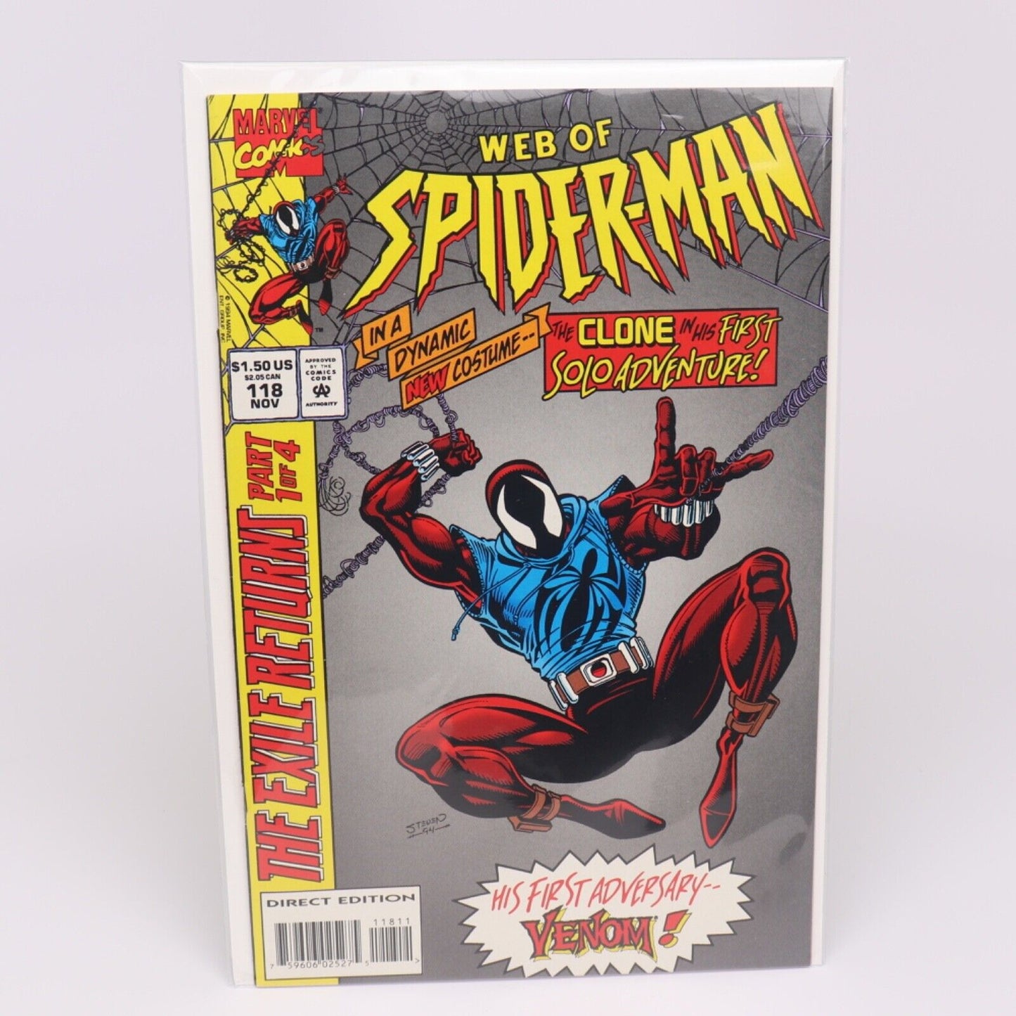 Marvel Comics Web of Spider-Man #118 November 1994 Ungraded High Grade