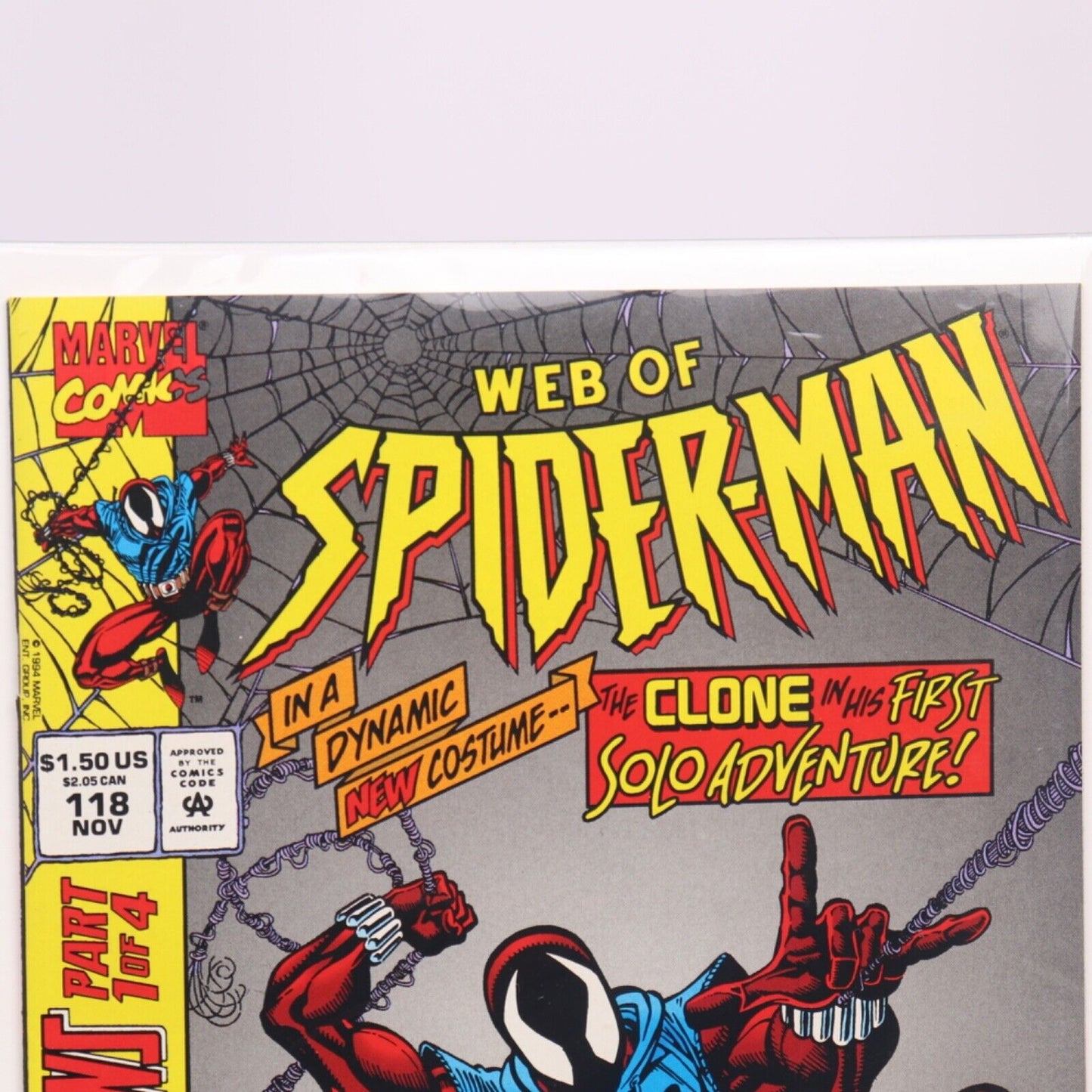 Marvel Comics Web of Spider-Man #118 November 1994 Ungraded High Grade