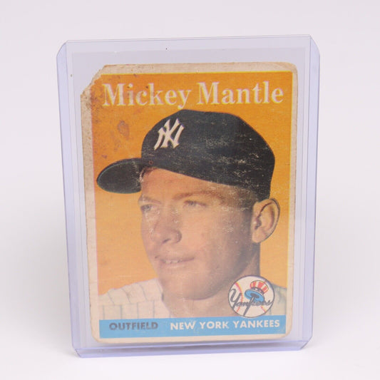 Mickey Mantle - 1958 Topps #150 Ungraded, Poor