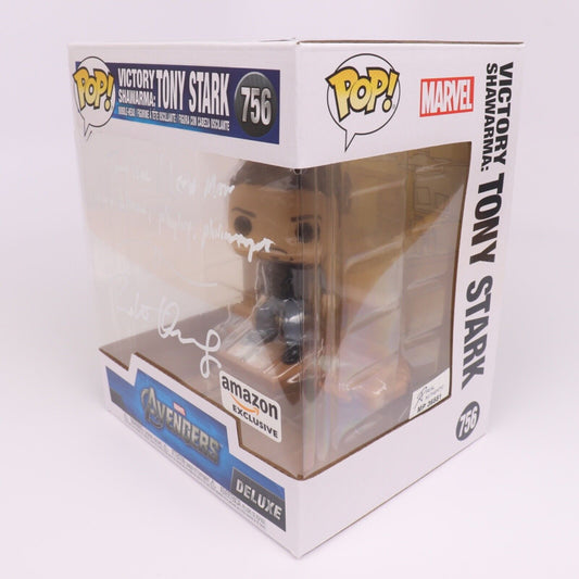 Tony Stark Funko Pop Victory Shawarma #756 Autographed by Robert Downey Jr. COA